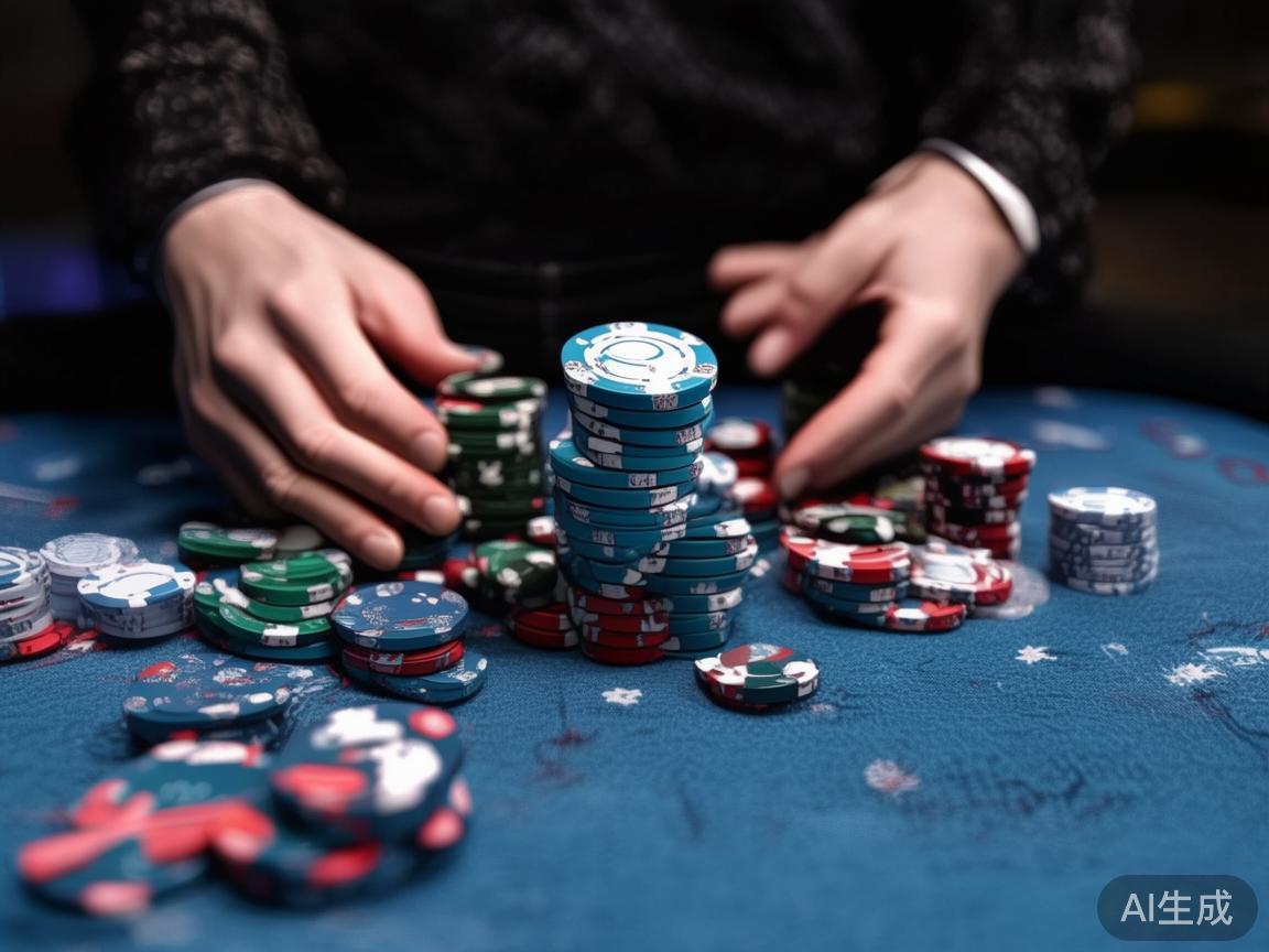 在游戏中，有时可以利用虚拟筹码或模拟投注操作，制造